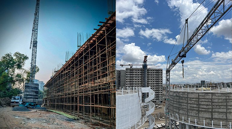 2 Mobile Tower Crane